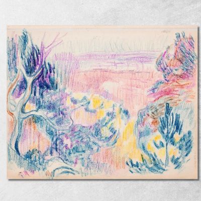 Beach Landscape Magnus Enckell mek59 canvas print 