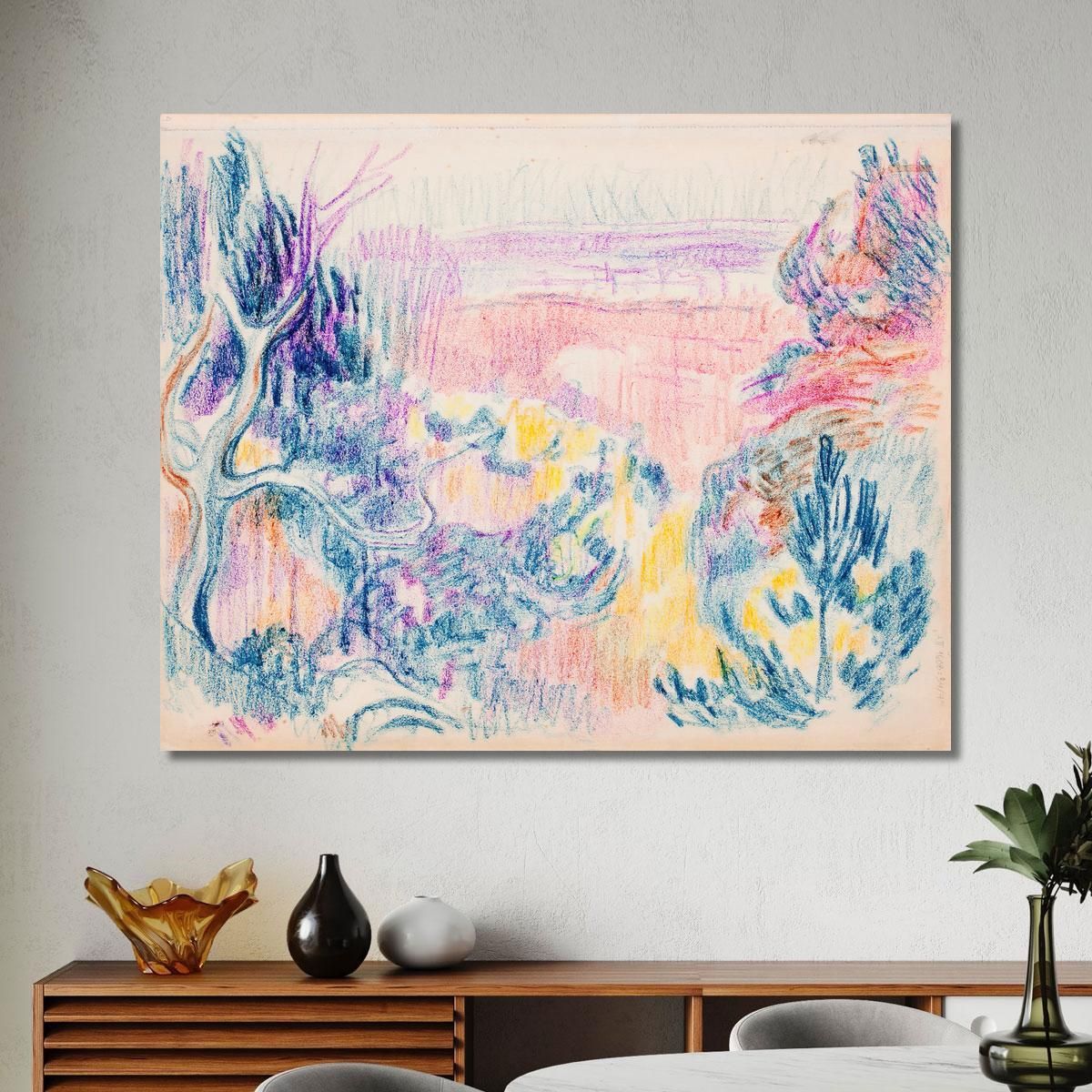 Beach Landscape Magnus Enckell mek59 canvas print 