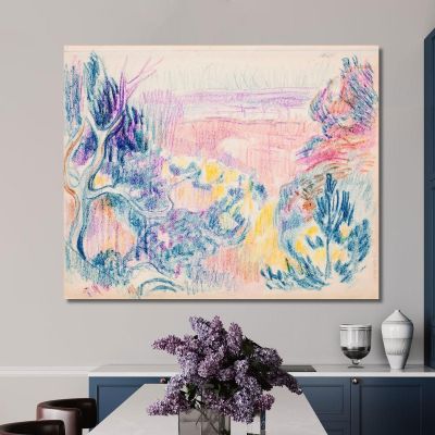Beach Landscape Magnus Enckell mek59 canvas print 