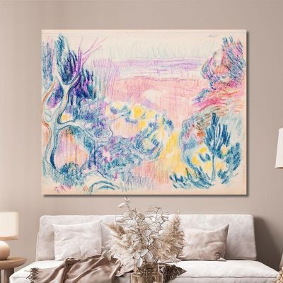Beach Landscape Magnus Enckell mek59 canvas print 