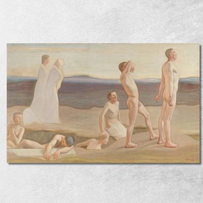 Resurrection 2 Magnus Enckell mek62 canvas print