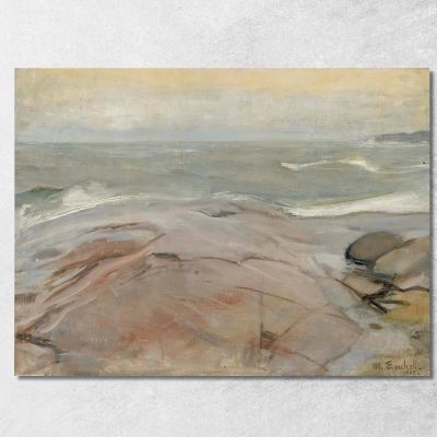 Seaside Landscape From Suursaari Island Magnus Enckell mek65 canvas print 