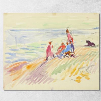 Shore Landscape Magnus Enckell mek71 canvas print 