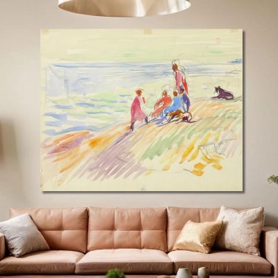 Shore Landscape Magnus Enckell mek71 canvas print 