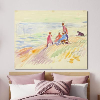 Shore Landscape Magnus Enckell mek71 canvas print 
