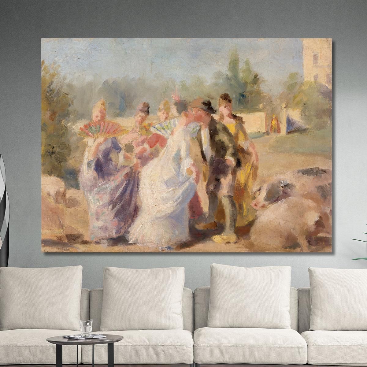 The Princess And The Swineherd Magnus Enckell mek76 canvas print 