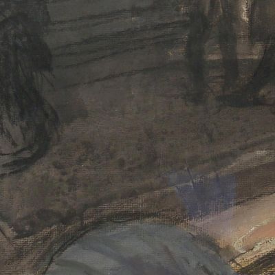 Theater Scene Ida Aalberg As Maria Stuart Magnus Enckell mek78 canvas print