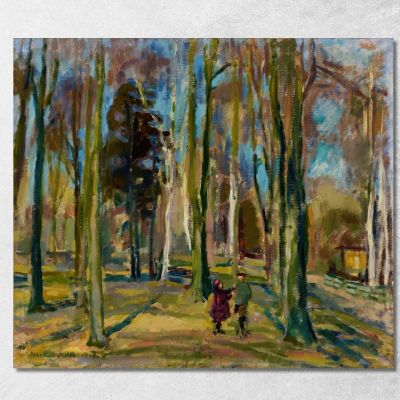 View From Kaivopuisto Magnus Enckell mek80 canvas print 