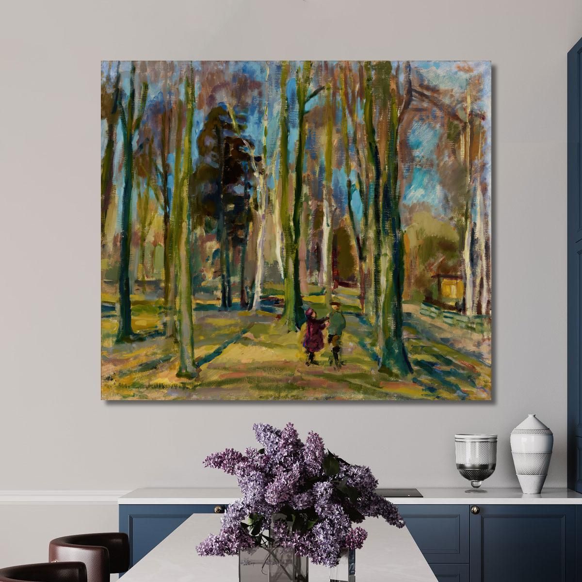 View From Kaivopuisto Magnus Enckell mek80 canvas print 