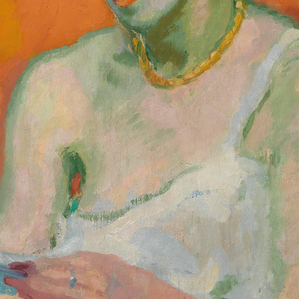 Woman In Her Petticoat Magnus Enckell mek82 canvas print