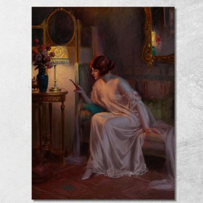 Before Bedtime Delphin Enjolras dej6 canvas print 