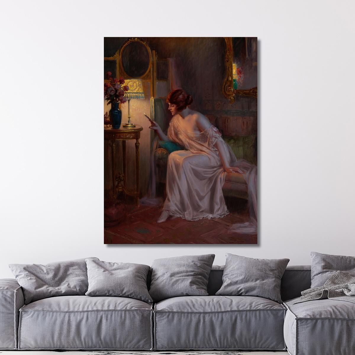 Before Bedtime Delphin Enjolras dej6 canvas print 