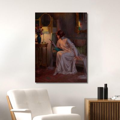 Before Bedtime Delphin Enjolras dej6 canvas print 