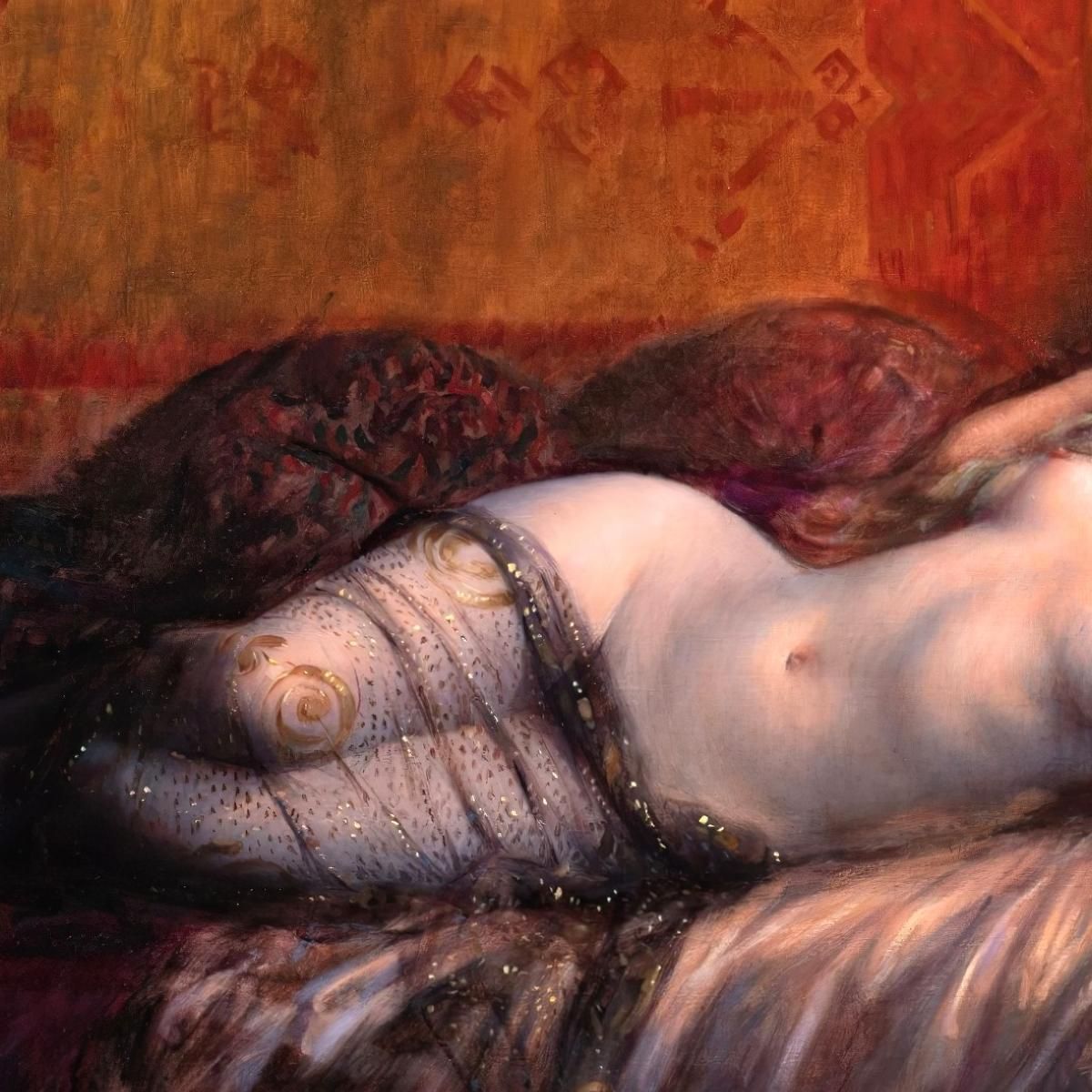 Odalisque Delphin Enjolras dej27 canvas print