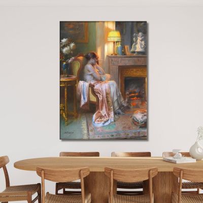 Pensive Delphin Enjolras dej29 canvas print 