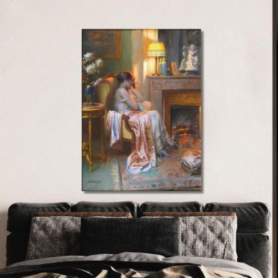 Pensive Delphin Enjolras dej29 canvas print 