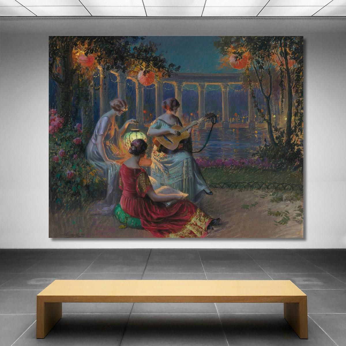 Party Night Delphin Enjolras dej33 canvas print 