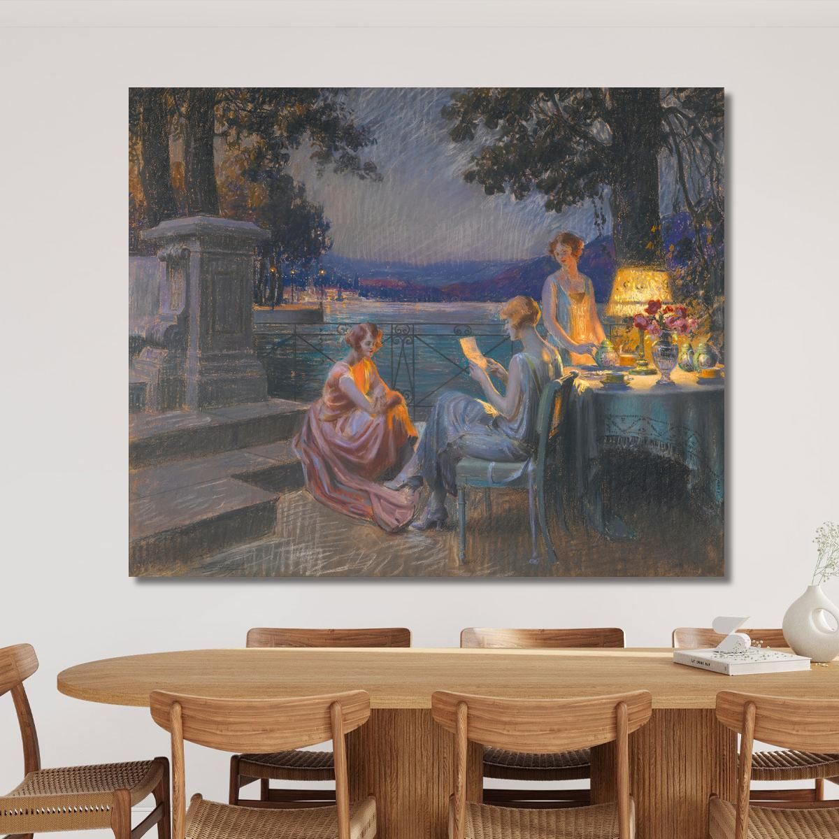 On The Terrace Delphin Enjolras dej34 canvas print 