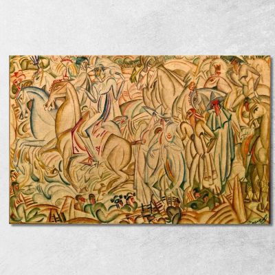 Before The Bullfight Amadeo de Souza-Cardoso asc3 canvas print 