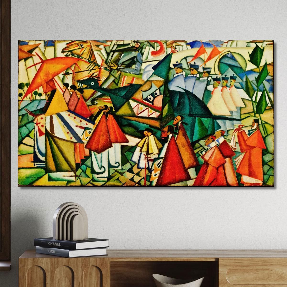 Corpus Christi Procession Amadeo de Souza-Cardoso asc5 canvas print 