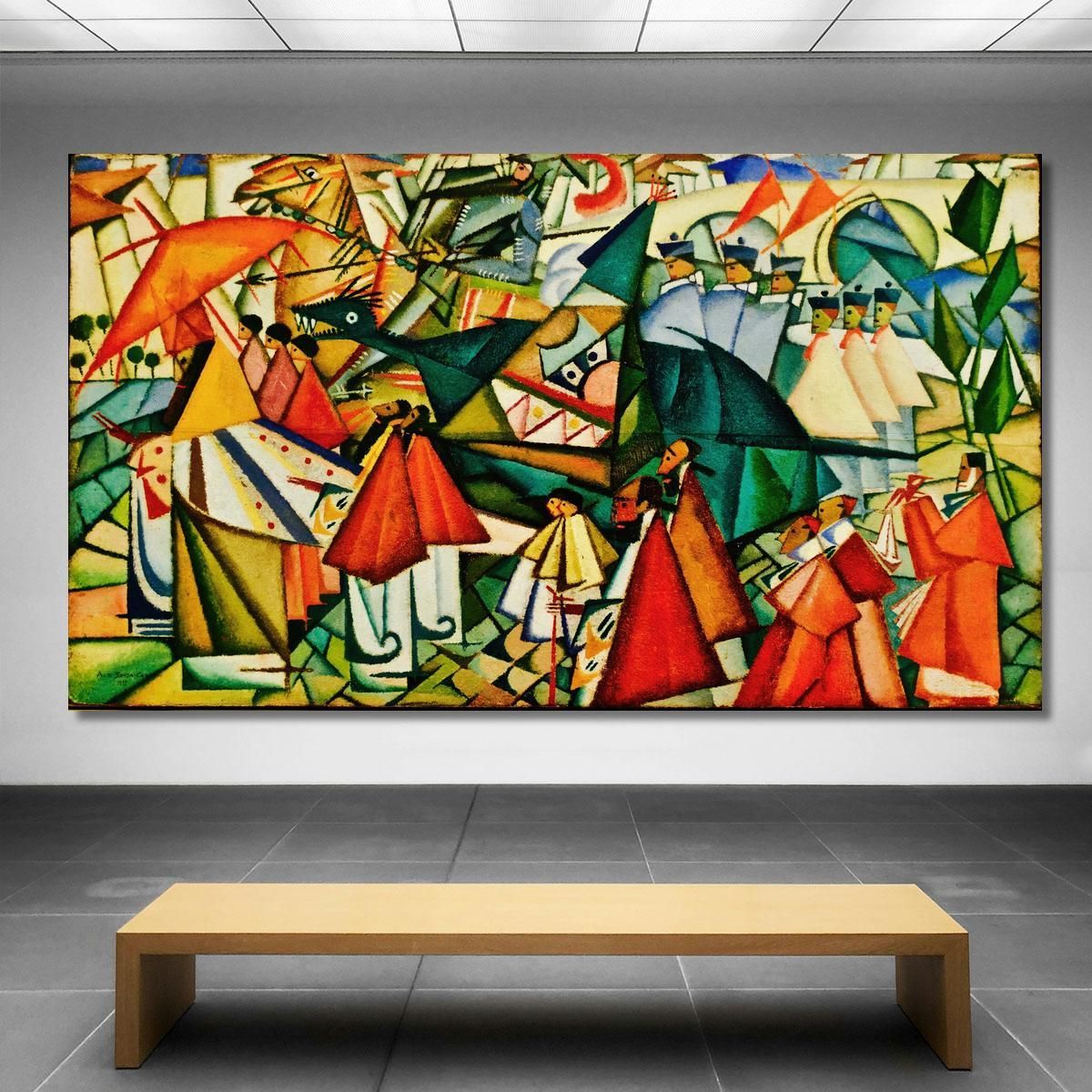 Corpus Christi Procession Amadeo de Souza-Cardoso asc5 canvas print 
