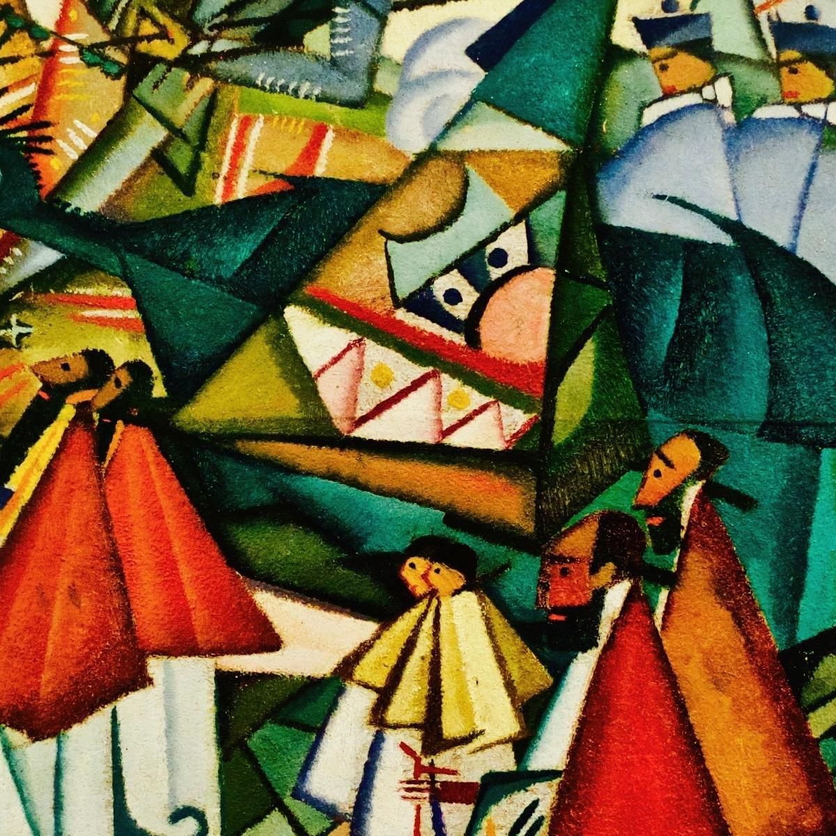 Corpus Christi Procession Amadeo de Souza-Cardoso asc5 canvas print