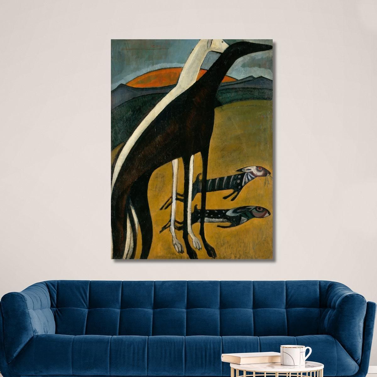 Greyhounds Amadeo de Souza-Cardoso asc6 canvas print 