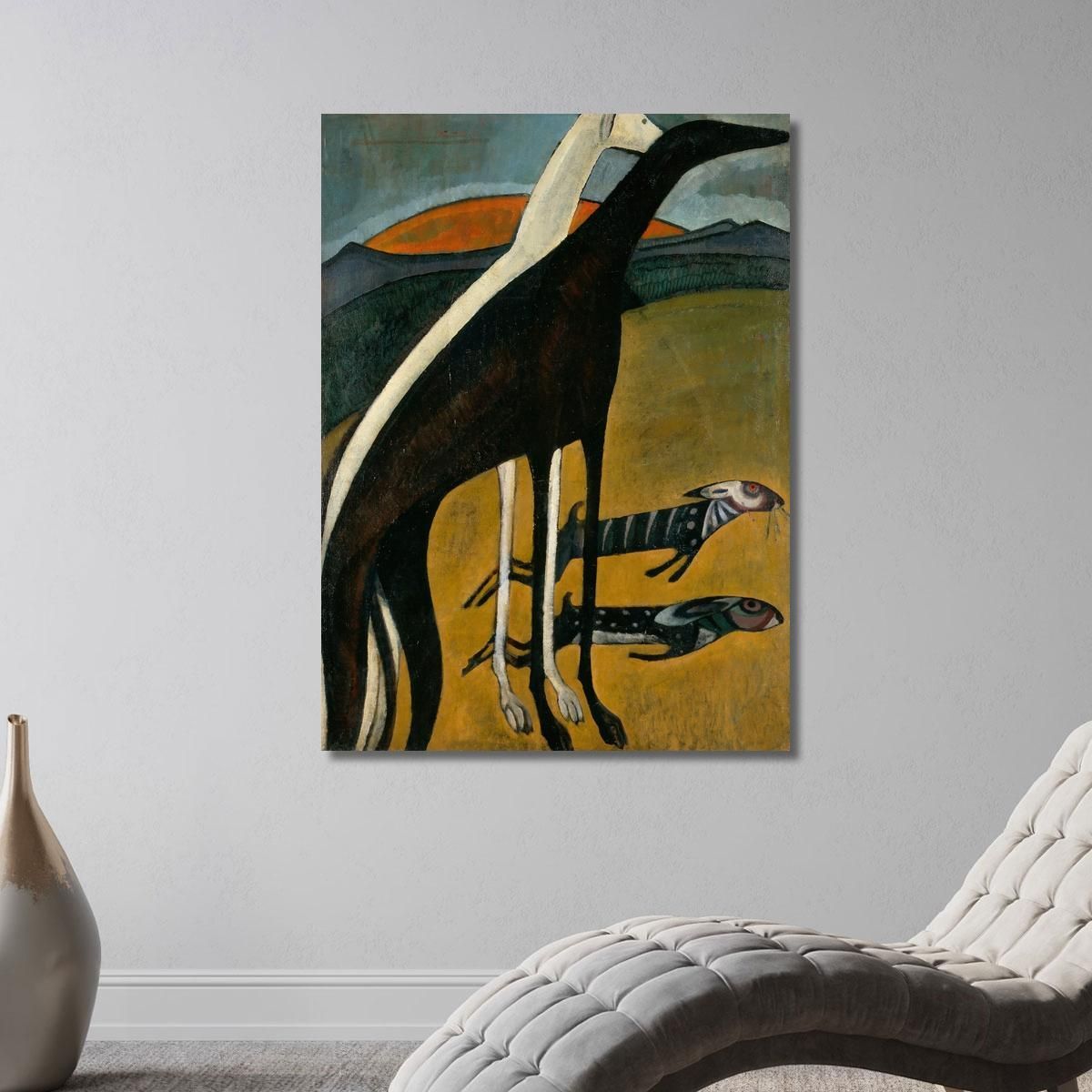 Greyhounds Amadeo de Souza-Cardoso asc6 canvas print 