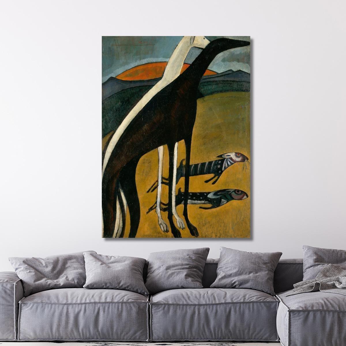 Greyhounds Amadeo de Souza-Cardoso asc6 canvas print 