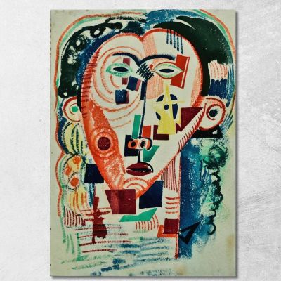 Litoral Head Amadeo de Souza-Cardoso asc9 canvas print 