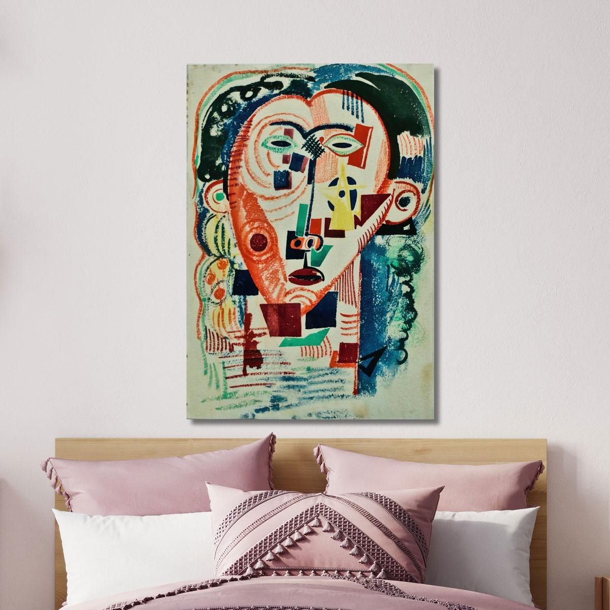 Litoral Head Amadeo de Souza-Cardoso asc9 canvas print 