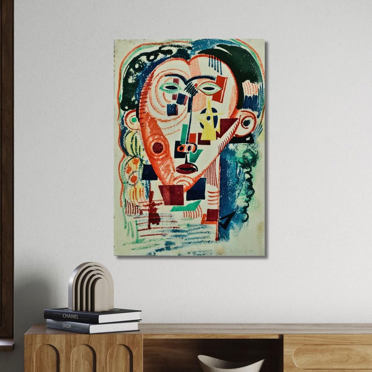 Litoral Head Amadeo de Souza-Cardoso asc9 canvas print 