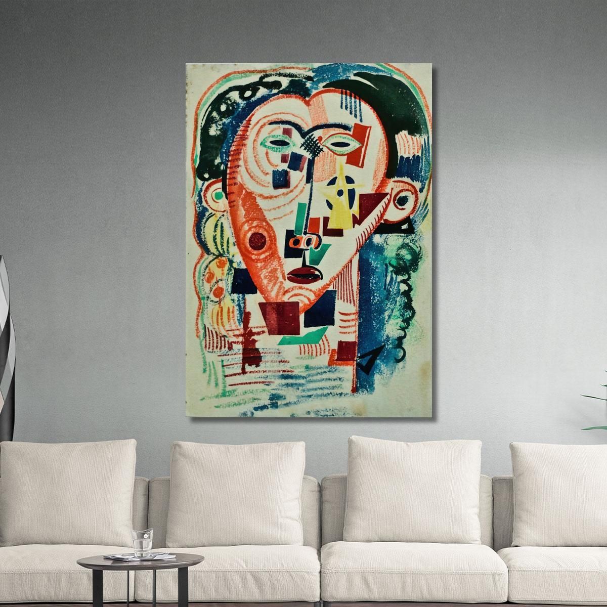 Litoral Head Amadeo de Souza-Cardoso asc9 canvas print 