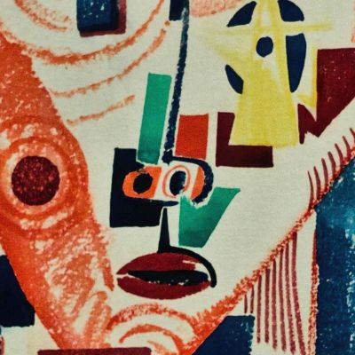 Litoral Head Amadeo de Souza-Cardoso asc9 canvas print