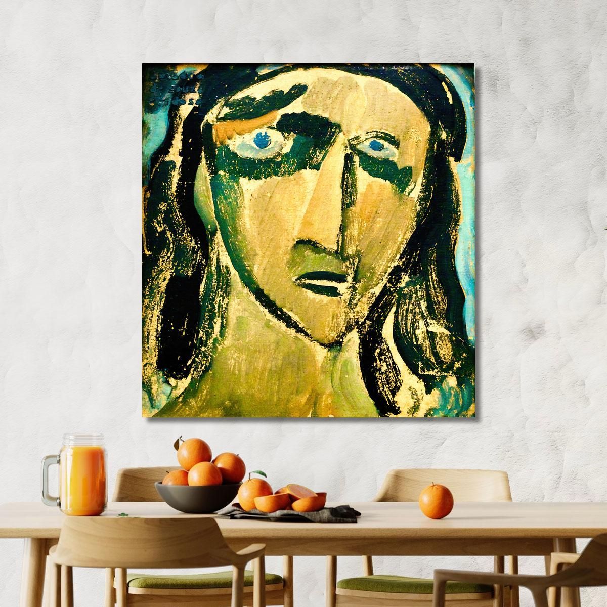 Madwoman Witch -Head Amadeo de Souza-Cardoso asc10 canvas print 
