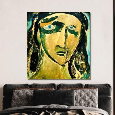 Madwoman Witch -Head Amadeo de Souza-Cardoso asc10 canvas print 