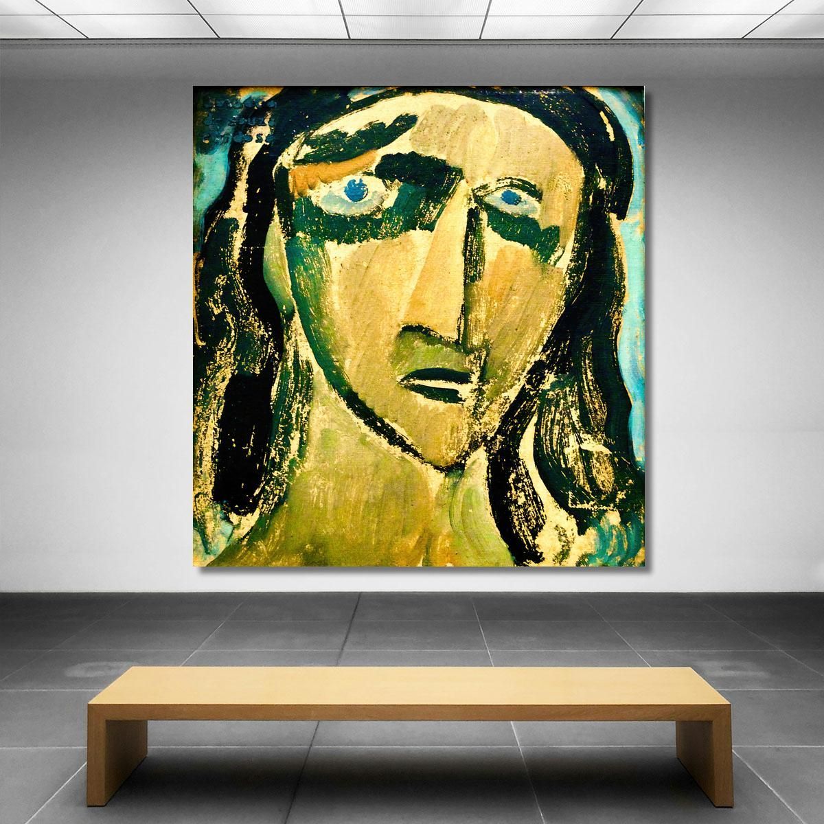 Madwoman Witch -Head Amadeo de Souza-Cardoso asc10 canvas print 