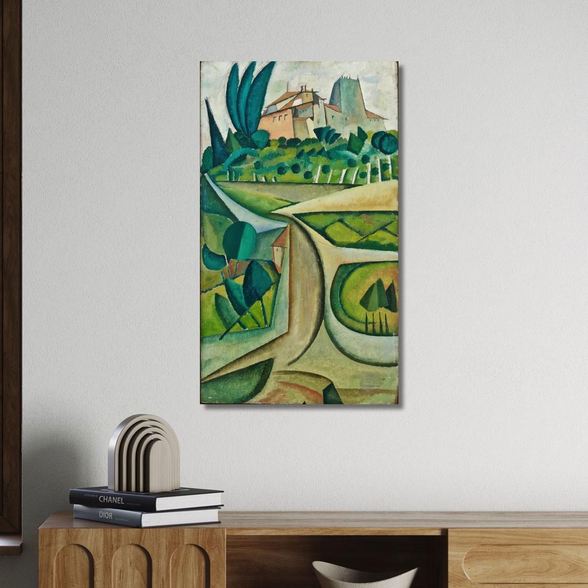 Manhufe Landscape Amadeo de Souza-Cardoso asc11 canvas print 