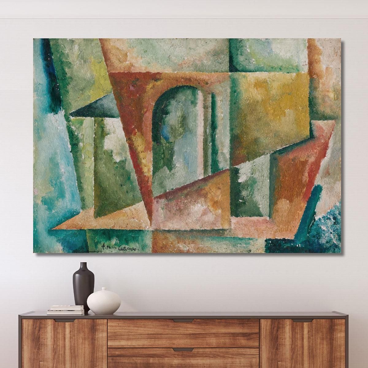 Cubist Landscape Amadeo de Souza-Cardoso asc14 canvas print 