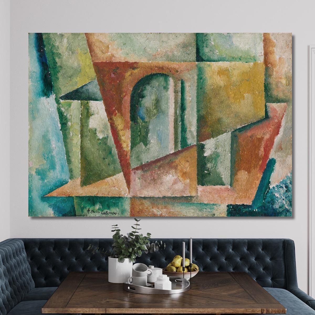 Cubist Landscape Amadeo de Souza-Cardoso asc14 canvas print 