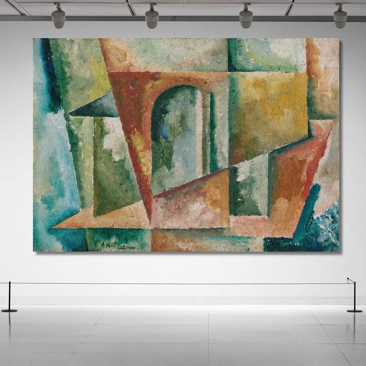 Cubist Landscape Amadeo de Souza-Cardoso asc14 canvas print 