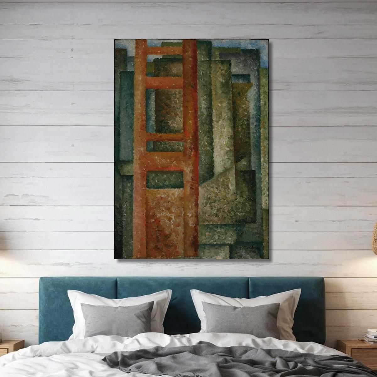 Through The Windows Unfolding Intersection Amadeo de Souza-Cardoso asc15 canvas print 