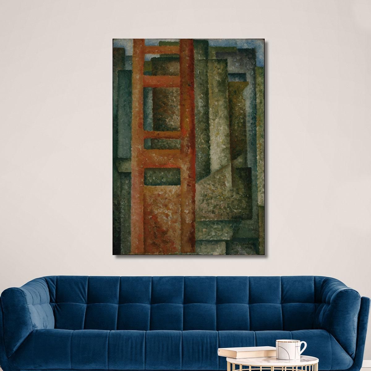 Through The Windows Unfolding Intersection Amadeo de Souza-Cardoso asc15 canvas print 