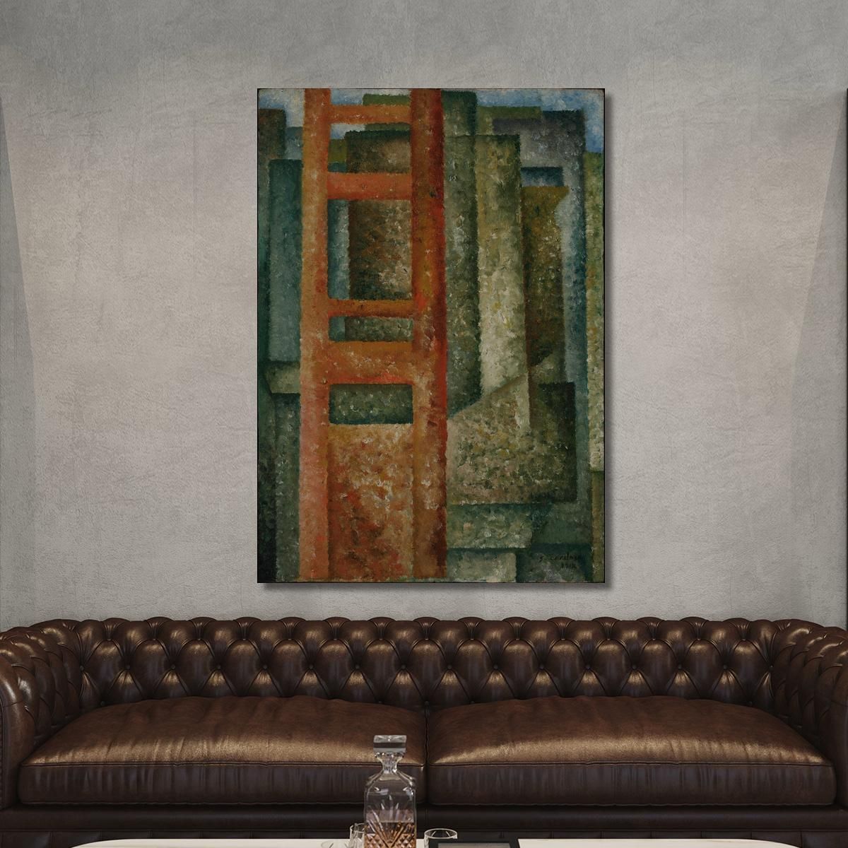 Through The Windows Unfolding Intersection Amadeo de Souza-Cardoso asc15 canvas print 