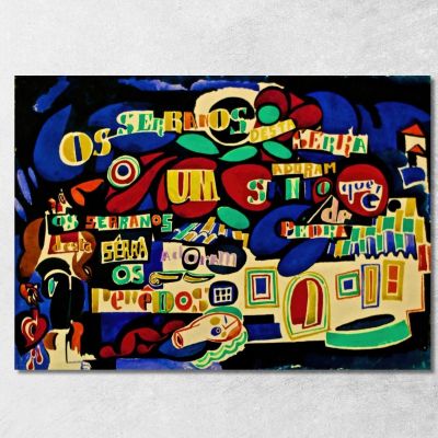 Serrana Poem In Color Amadeo de Souza-Cardoso asc18 canvas print 