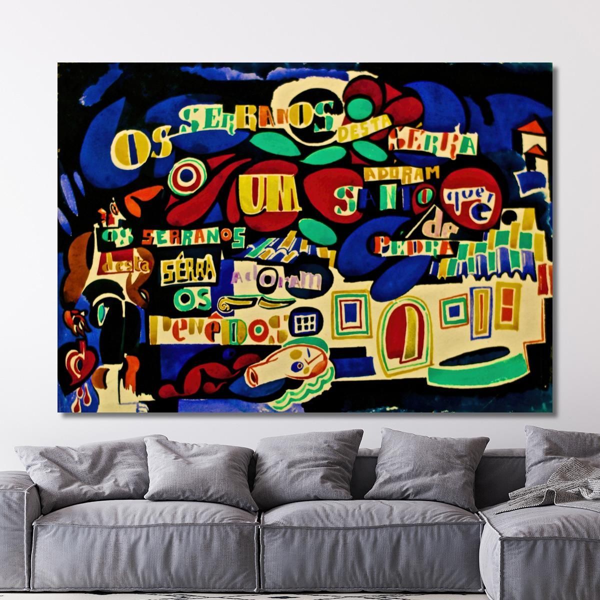 Serrana Poem In Color Amadeo de Souza-Cardoso asc18 canvas print 