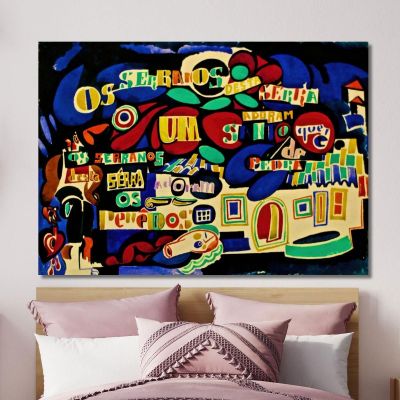 Serrana Poem In Color Amadeo de Souza-Cardoso asc18 canvas print 