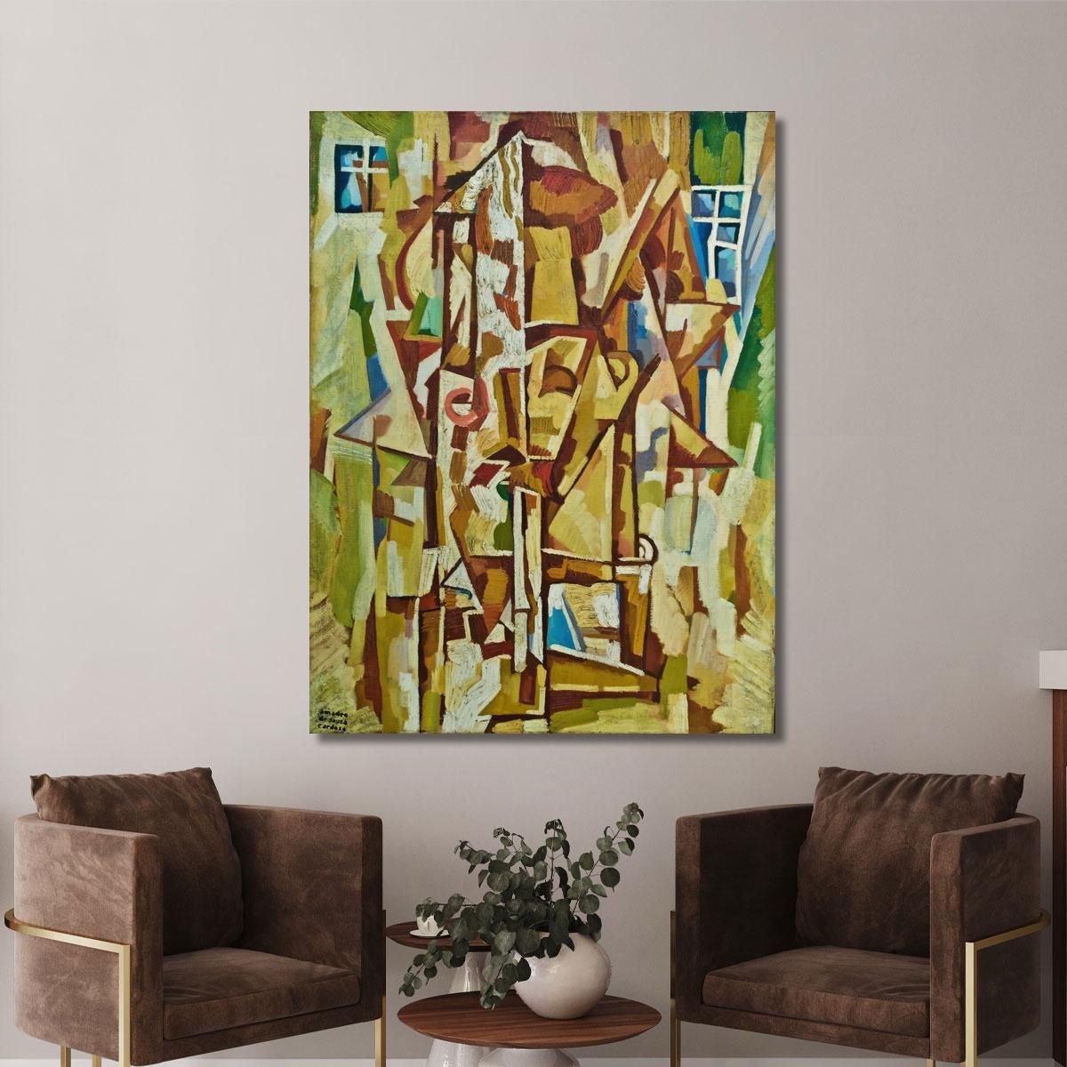 Smoker With A Cigarette-Holder Amadeo de Souza-Cardoso asc20 canvas print 
