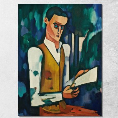 Steel Mask Amadeo de Souza-Cardoso asc21 canvas print 