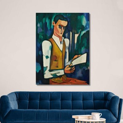 Steel Mask Amadeo de Souza-Cardoso asc21 canvas print 